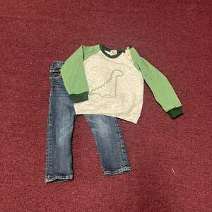 Toddler Boys Dinosaur Fleece Sweatshirt, 24 months